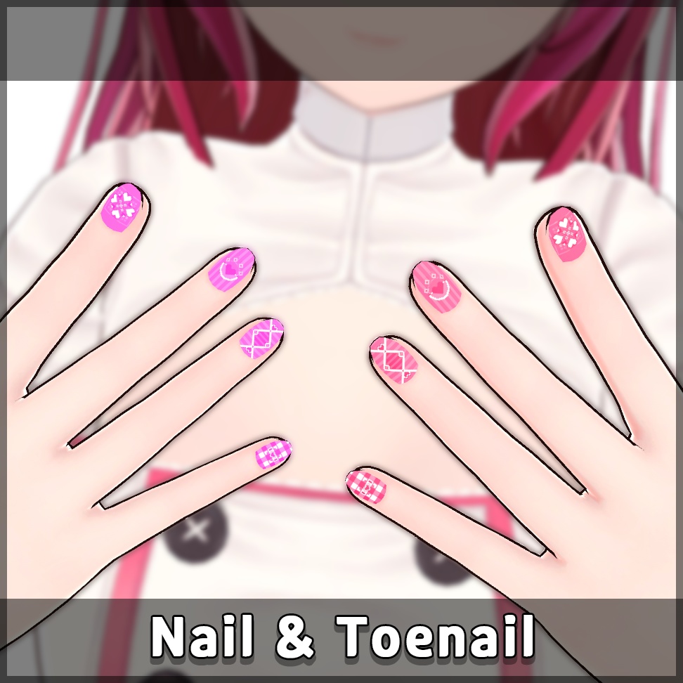 【イメリス専用】目・ネイルテクスチャセットImeris Eye・Nail Texture set