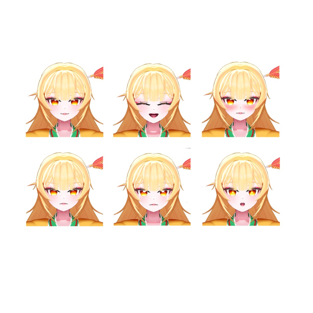 【Free】Original 3D Model「Hinoka」