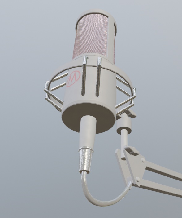 マイク(白)