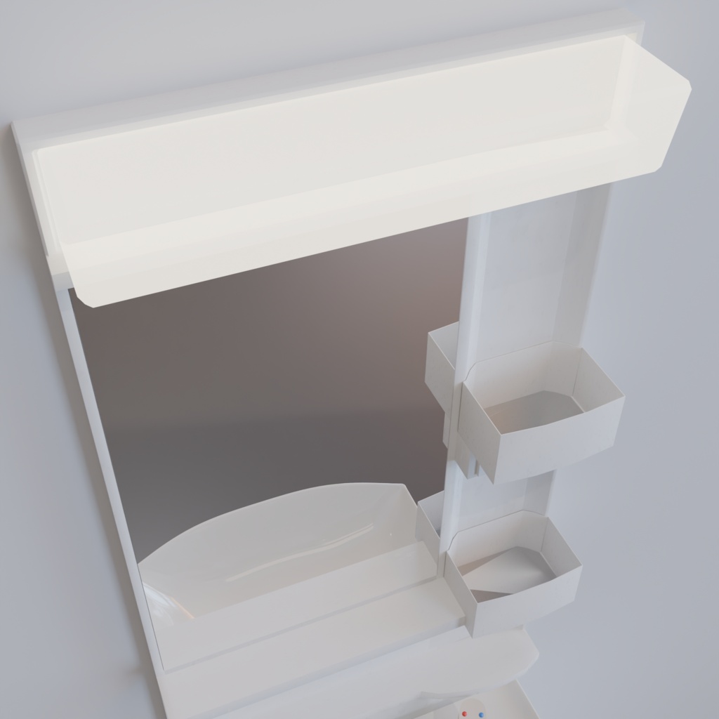 【3Dモデル】団地シリーズ:ユニット洗面台セット(bathroom sink)