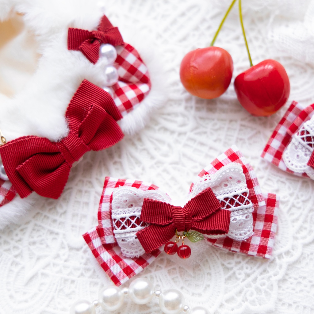 Gingham Cherry着ぐるみ