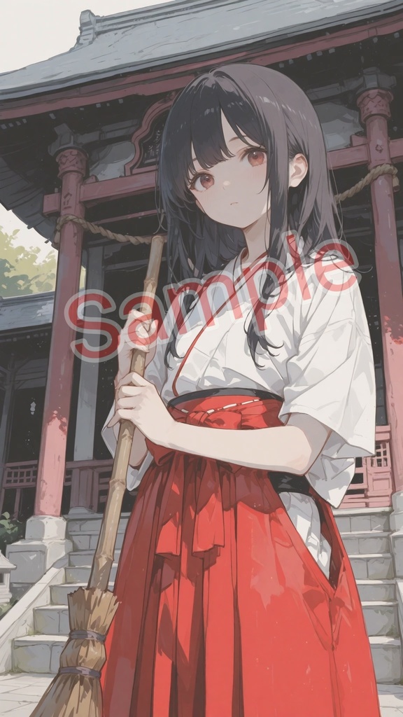 神無(かんな) 江戸に生きる巫女 高解像度イラストパック