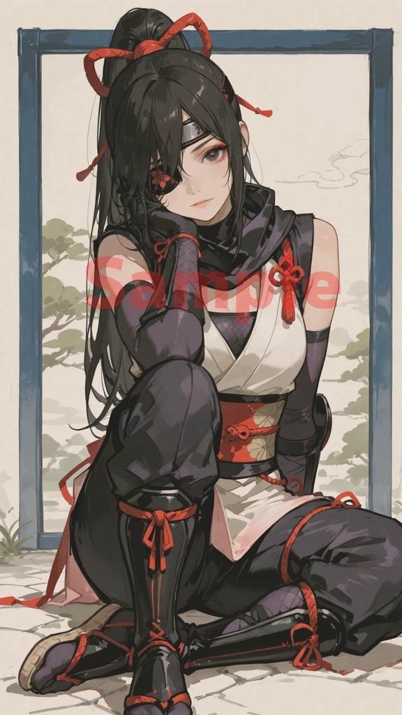 如（きさら）　江戸に生きるくノ一　高解像度イラストパック