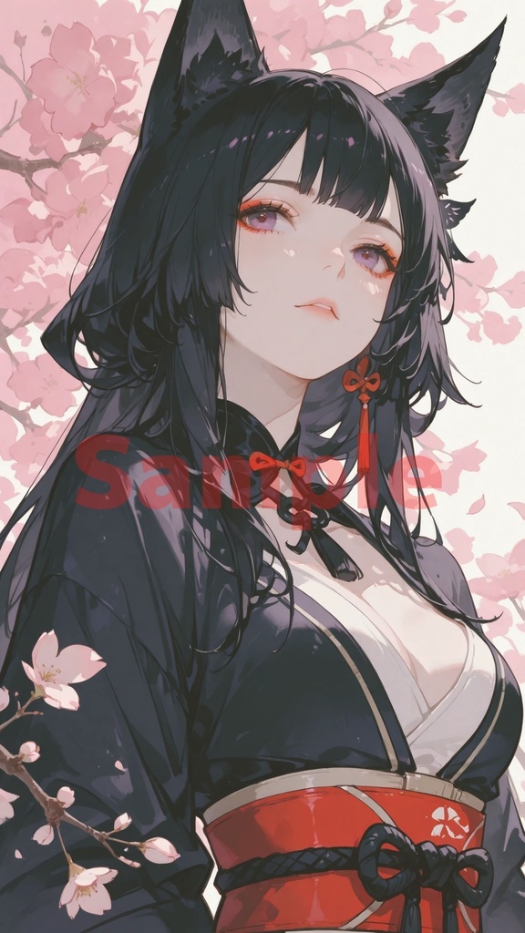 葉月(はづき) 江戸に生きる陰陽師×妖狐 高解像度画帖 “Hazuki” — An Onmyoji & Kitsune Living in Edo High-Resolution Art Collection