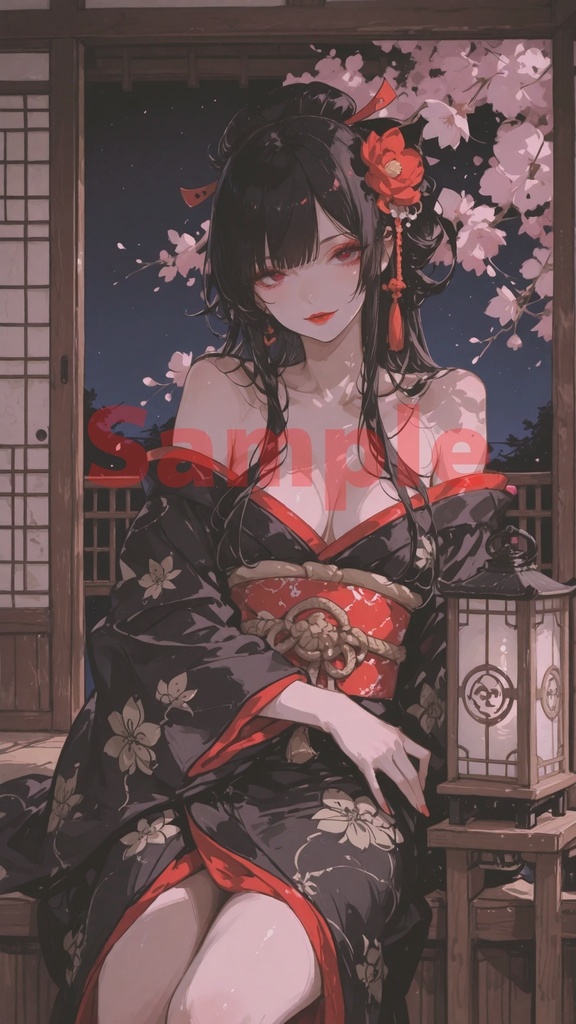 卯月(うづき) 江戸に生きる遊女 高解像度画帖 “Uzuki” — A Courtesan Living in Edo High-Resolution Art Collection