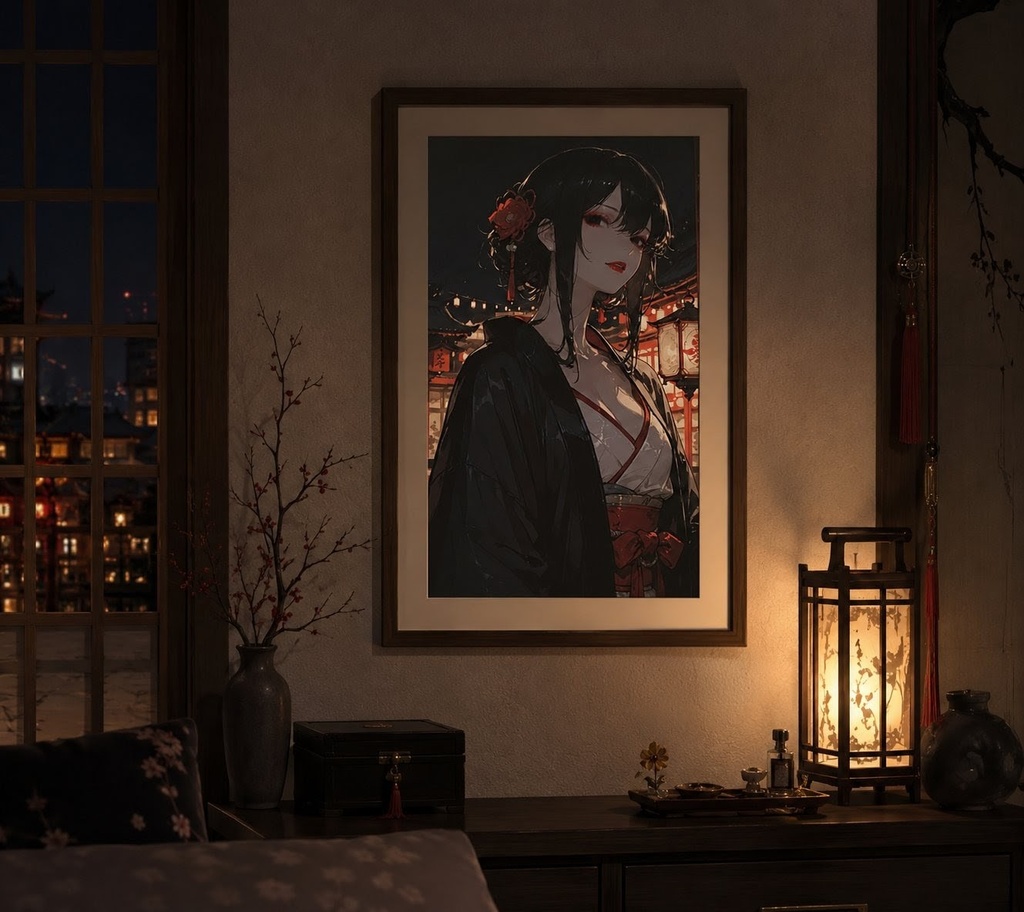 卯月(うづき) 江戸に生きる遊女 高解像度画帖 “Uzuki” — A Courtesan Living in Edo High-Resolution Art Collection
