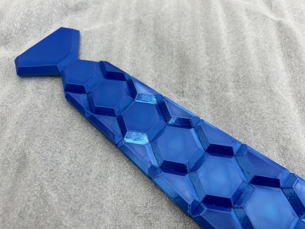 ヘックス ネクタイ ブルー