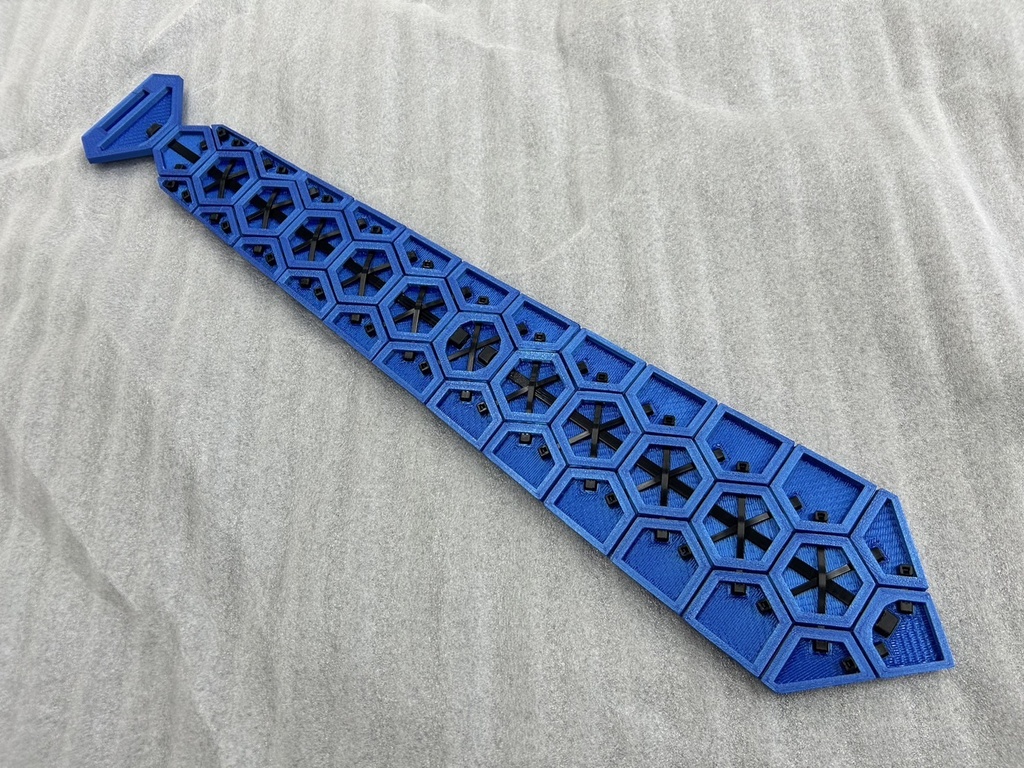 ヘックス ネクタイ ブルー