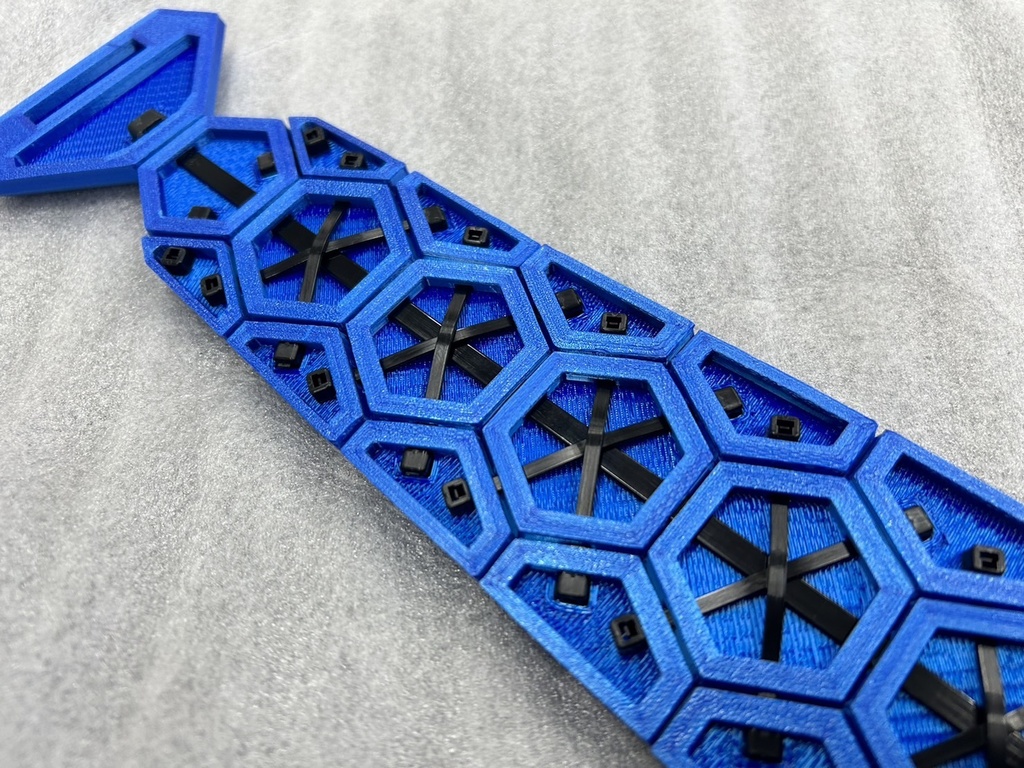 ヘックス ネクタイ ブルー