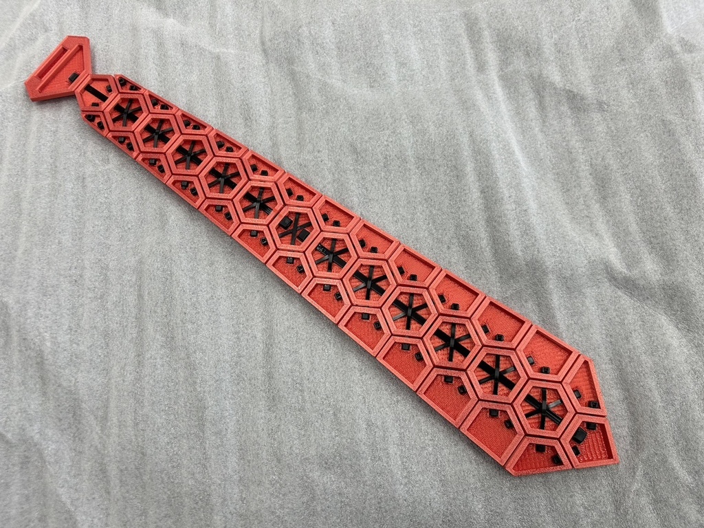 ヘックス ネクタイ レッド