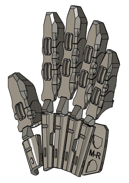 【STLデータ】EXOグローブ　スリム