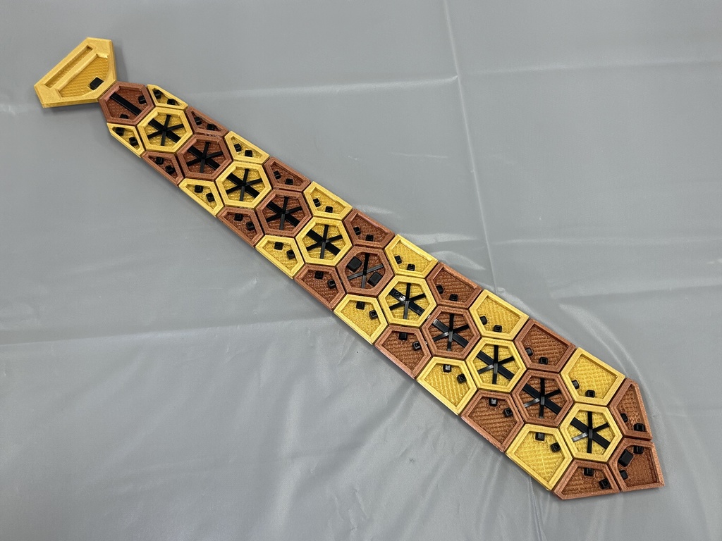 HEXネクタイ イエロー×オレンジ