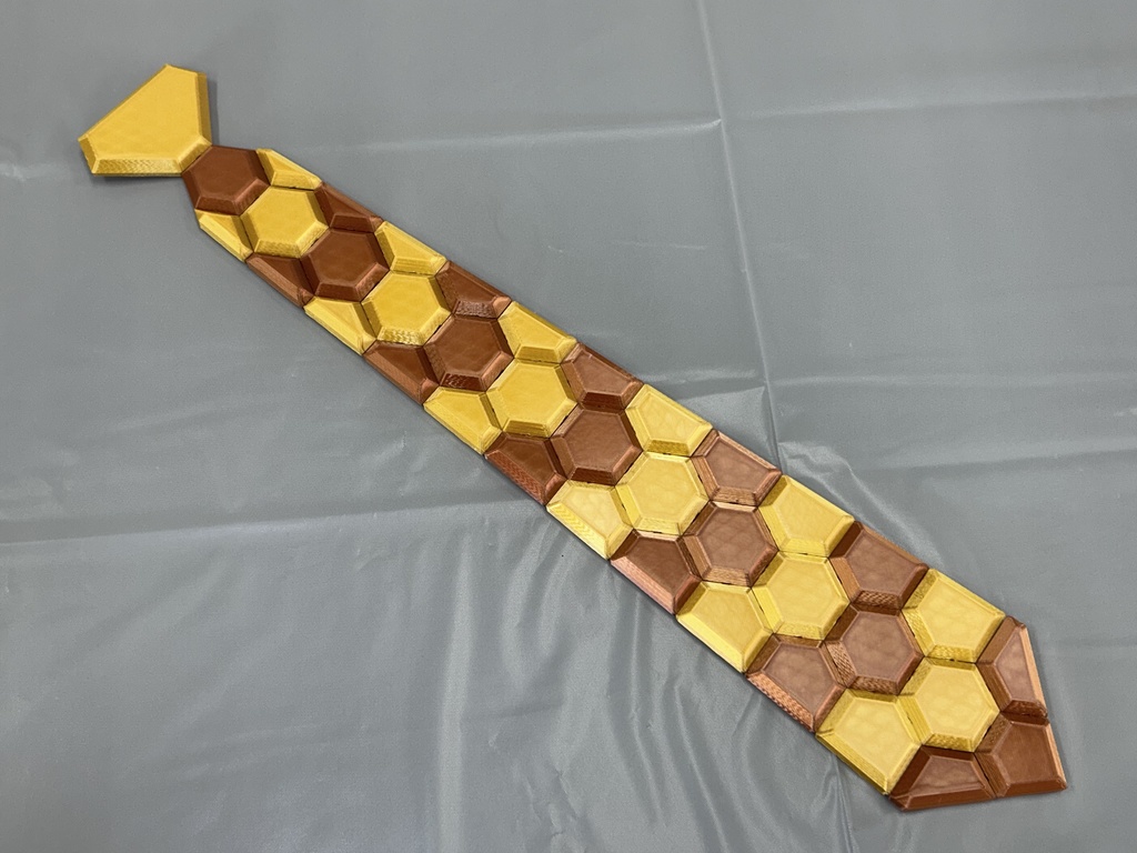 HEXネクタイ イエロー×オレンジ