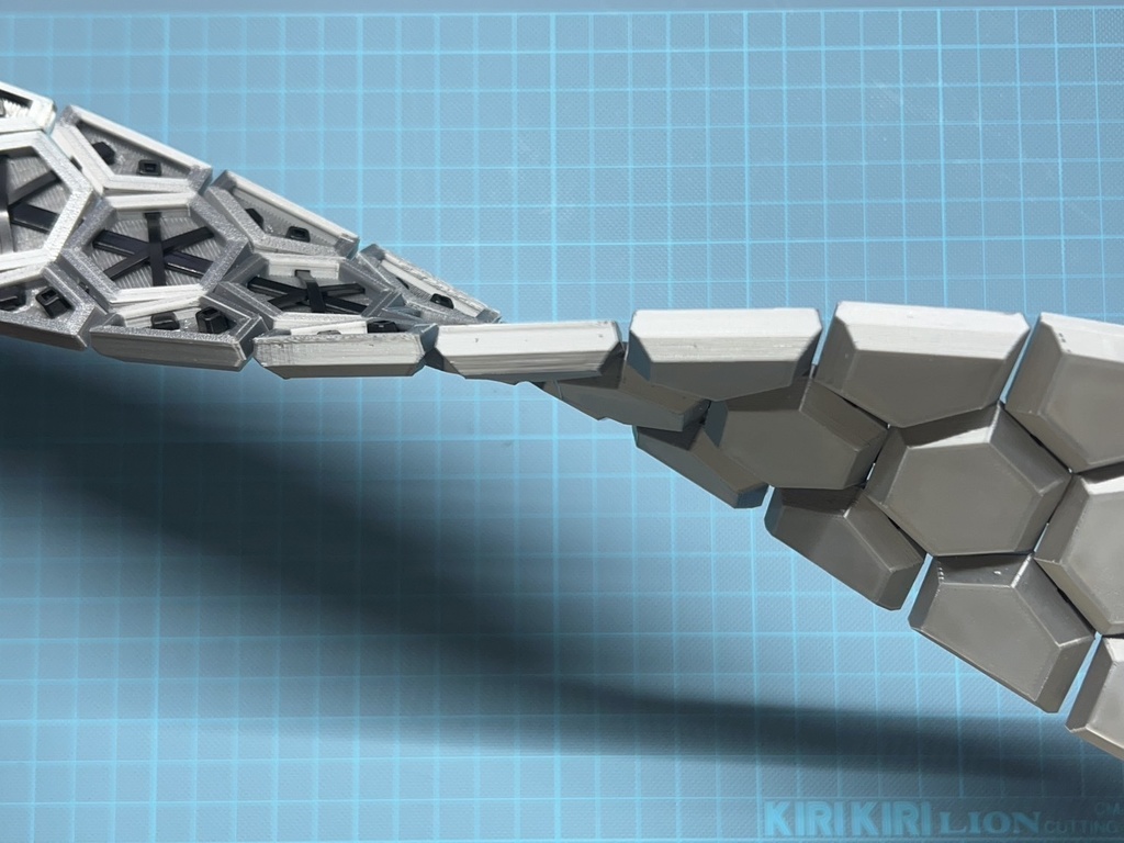 HEXネクタイ レッド+グレー