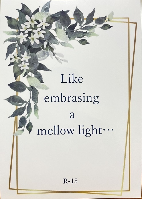 Like embrasing a mellow light…