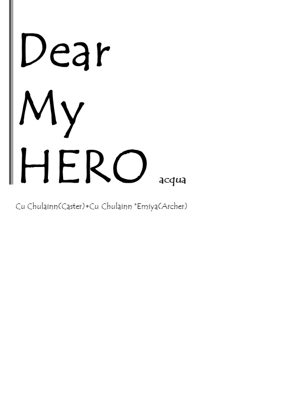 Dear my HERO（クリックポスト発送）