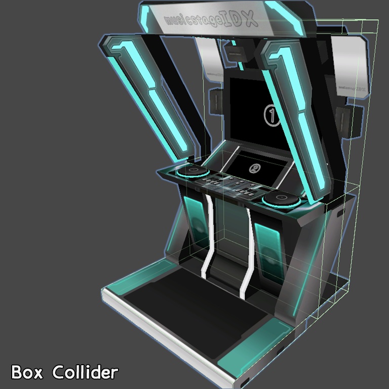 【3Dモデル】音楽ゲーム筐体「MusicStage」
