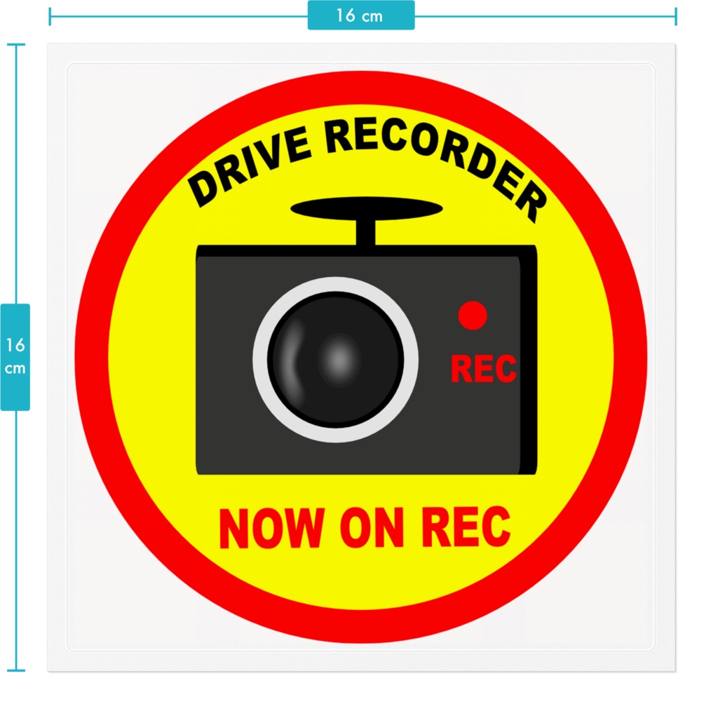ドライブレコーダー搭載 ステッカー