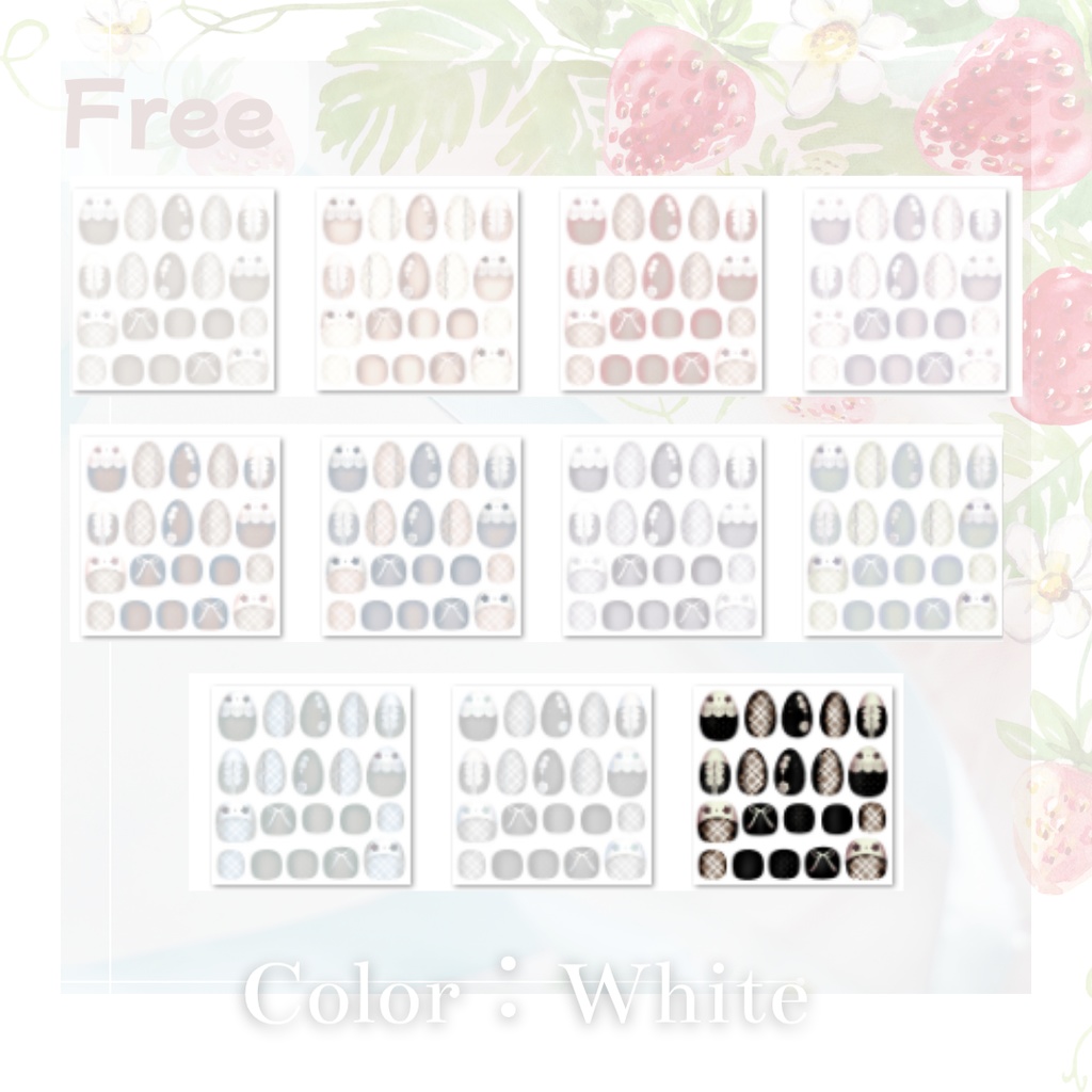 【無料あり/Free】シンプルジェルネイル Simple Gel Nail 用テクスチャ【全60color】