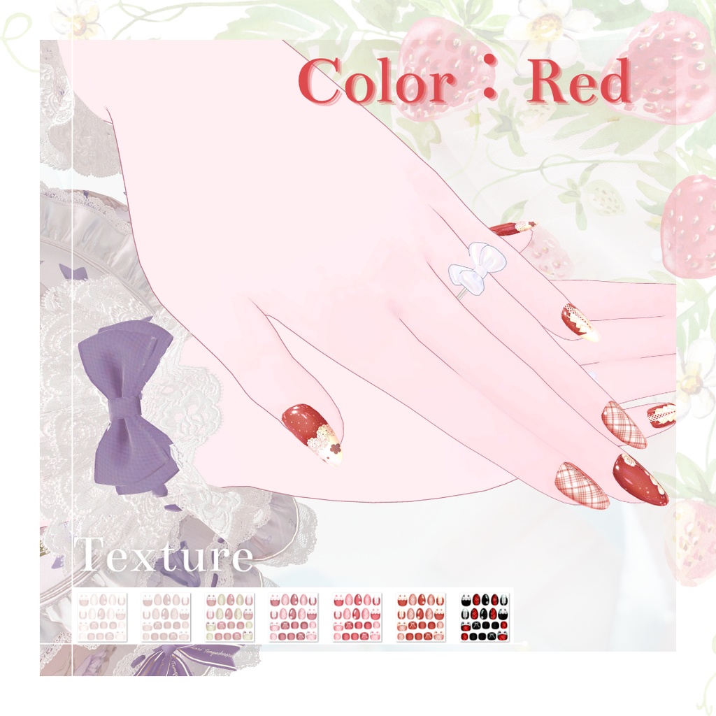 【無料あり/Free】シンプルジェルネイル Simple Gel Nail 用テクスチャ【全60color】