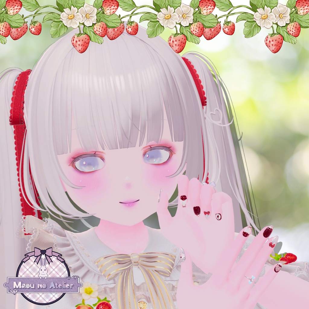 ãSimple Gel Nail TextureãðStrawberry Tea Party - èºã®ãè¶äŒãã€ã«