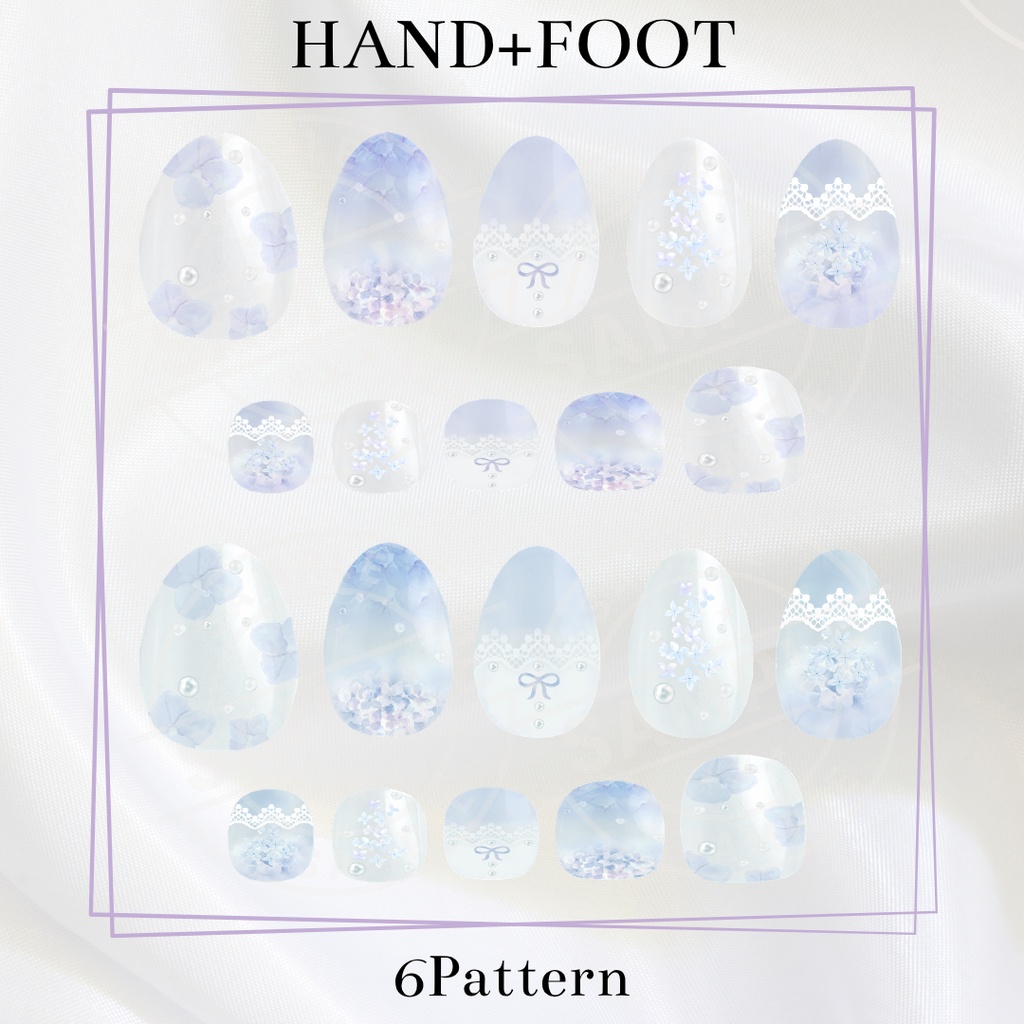 【Simple Gel Nail Texture】✨爽やか🌼ふらわぁねいる-Refreshing Floral Nail