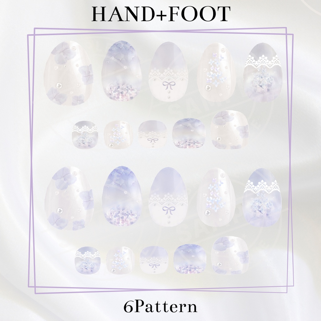【Simple Gel Nail Texture】✨爽やか🌼ふらわぁねいる-Refreshing Floral Nail