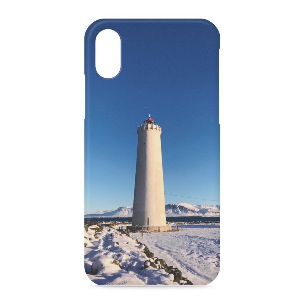 アイスランドの灯台　iPhone 