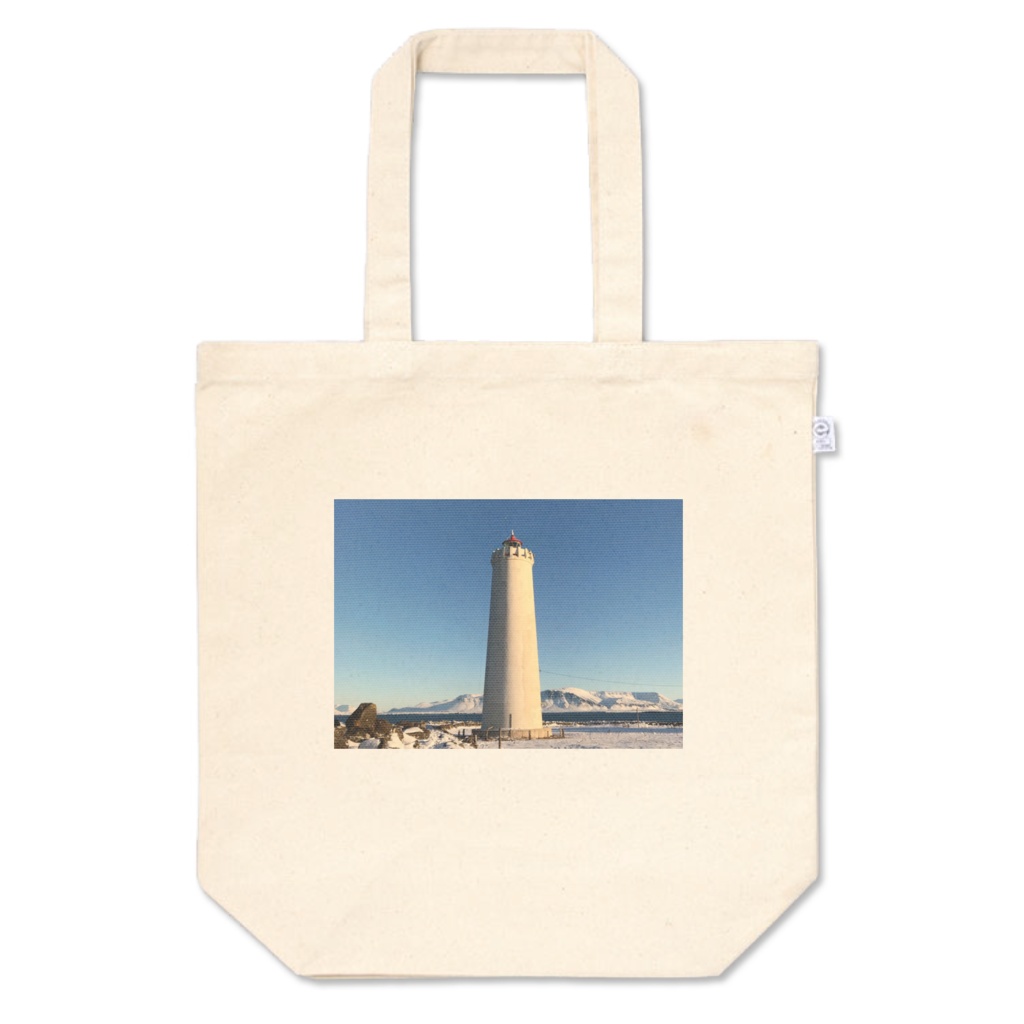 アイスランドの灯台　トートバック