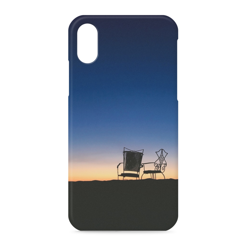 モロッコの砂漠の朝焼け iPhoneケース