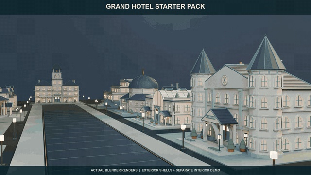 Grand Hotel Starter Pack v3.4.1 | Hotels + Garden District