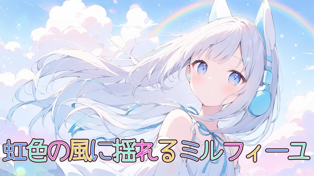 虹色の風に揺れるミルフィーユ