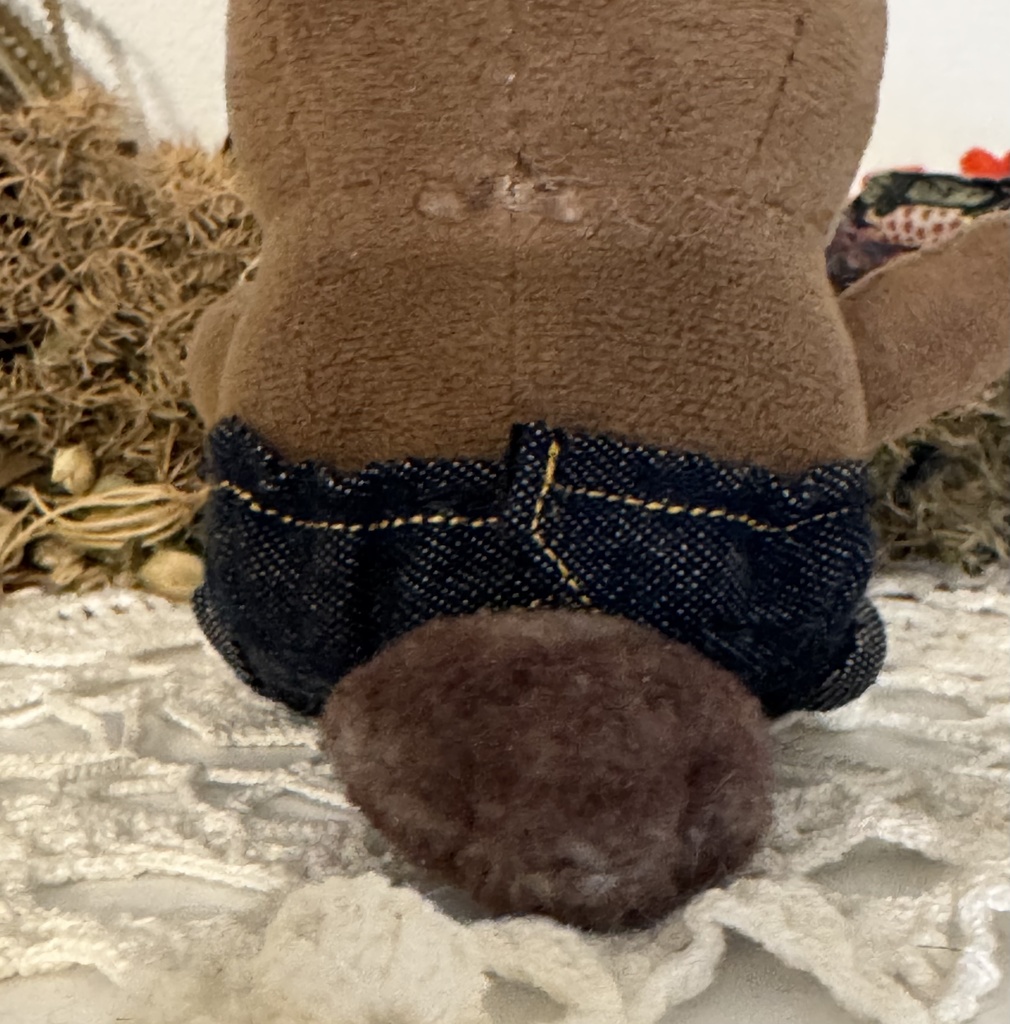 デニムのズボンとサロペット