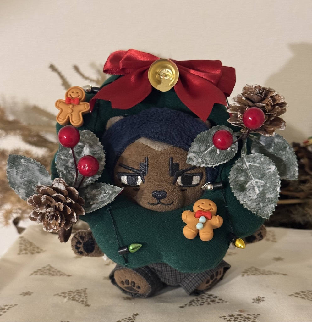 自分でデコレーションできる🎁リースの被り物