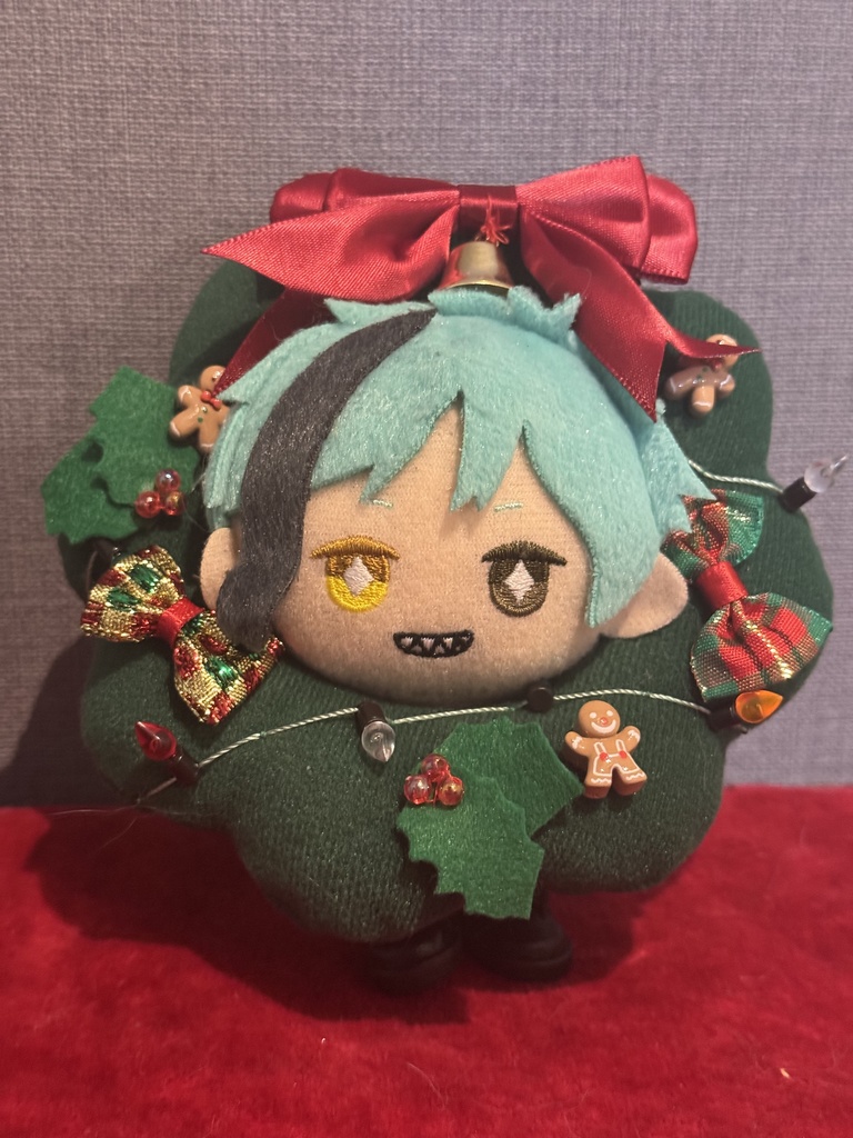 自分でデコレーションできる🎁リースの被り物