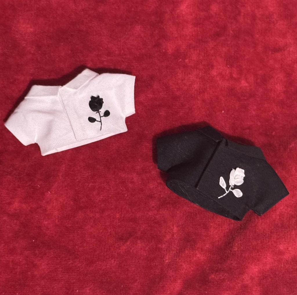 【10㎝ぬい】ばらのつぼみのシャツ🥀