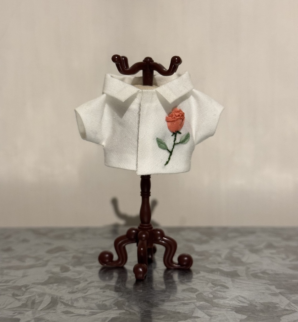 【10㎝ぬい】ばらのつぼみのシャツ🥀
