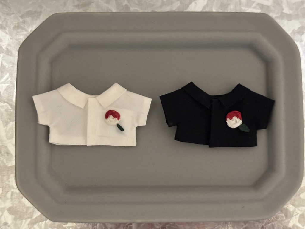 【10㎝ぬい】ばらを塗るシャツ🌹