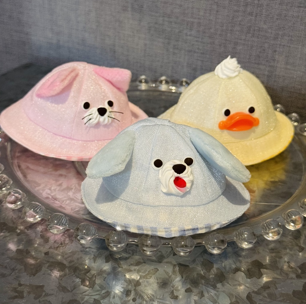 ゼリーアニマルな帽子🍰