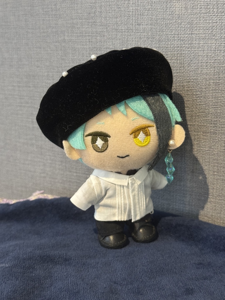 パールキルティングの4wayベレー帽