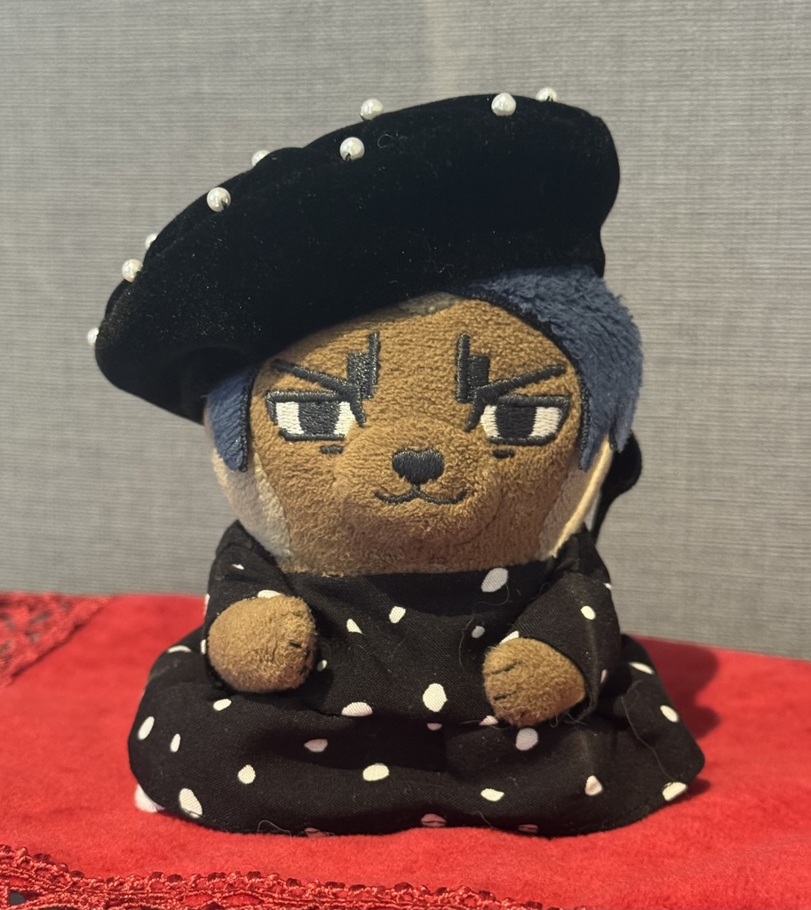 パールキルティングの4wayベレー帽