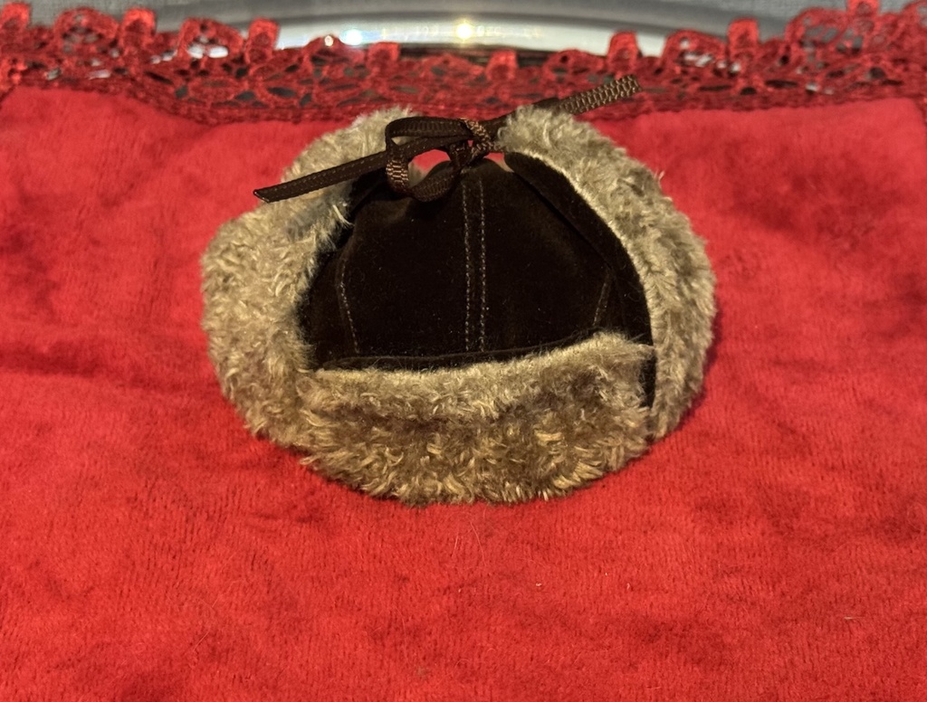 ベルベットのフライトキャップ