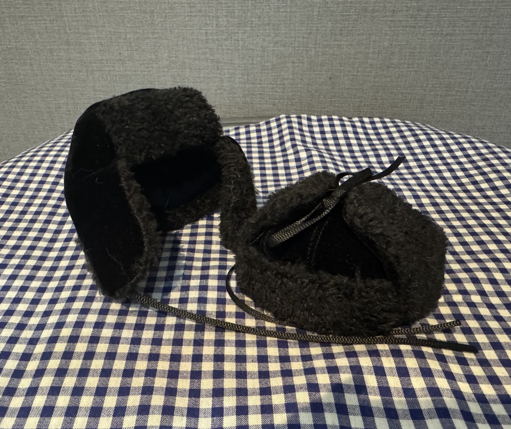 ベルベットのフライトキャップ