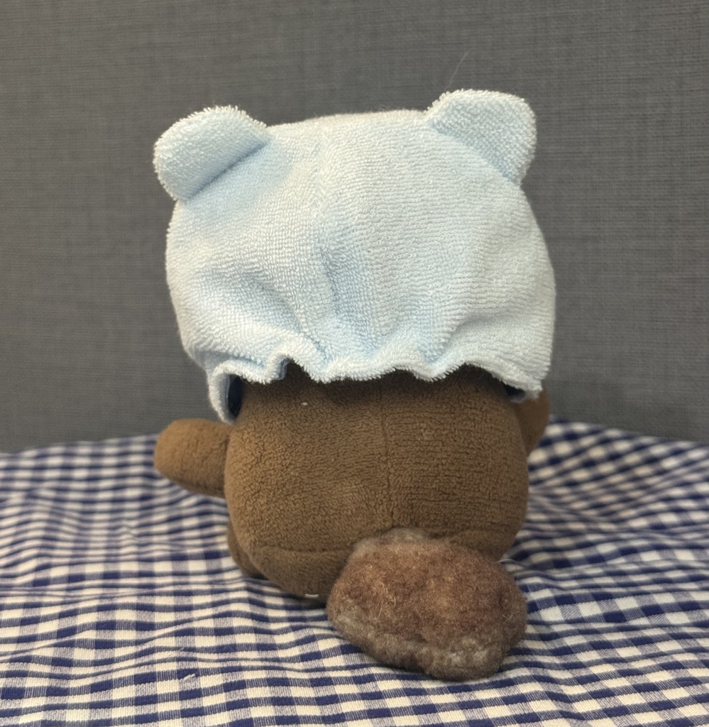くまちゃんのずきんとロンパース