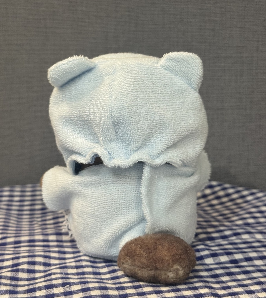 くまちゃんのずきんとロンパース