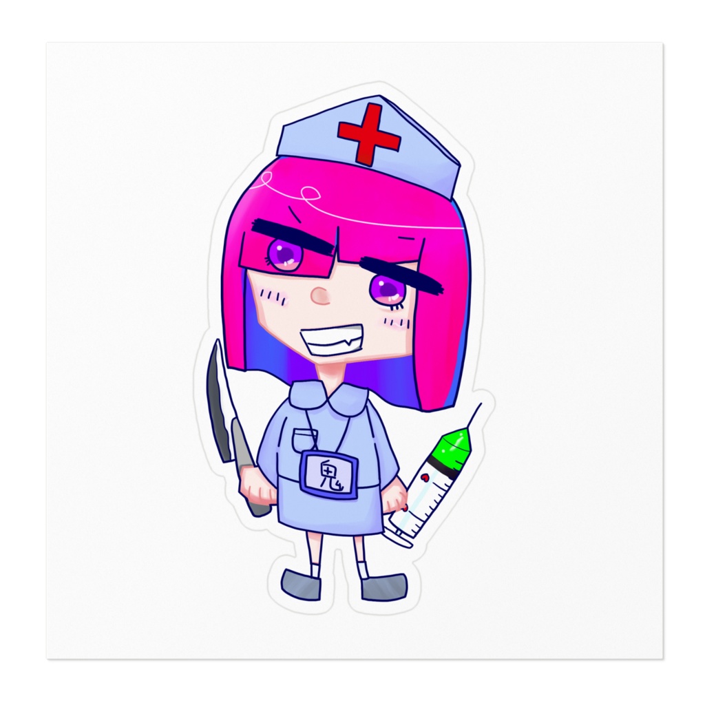 鬼ナース ステッカー