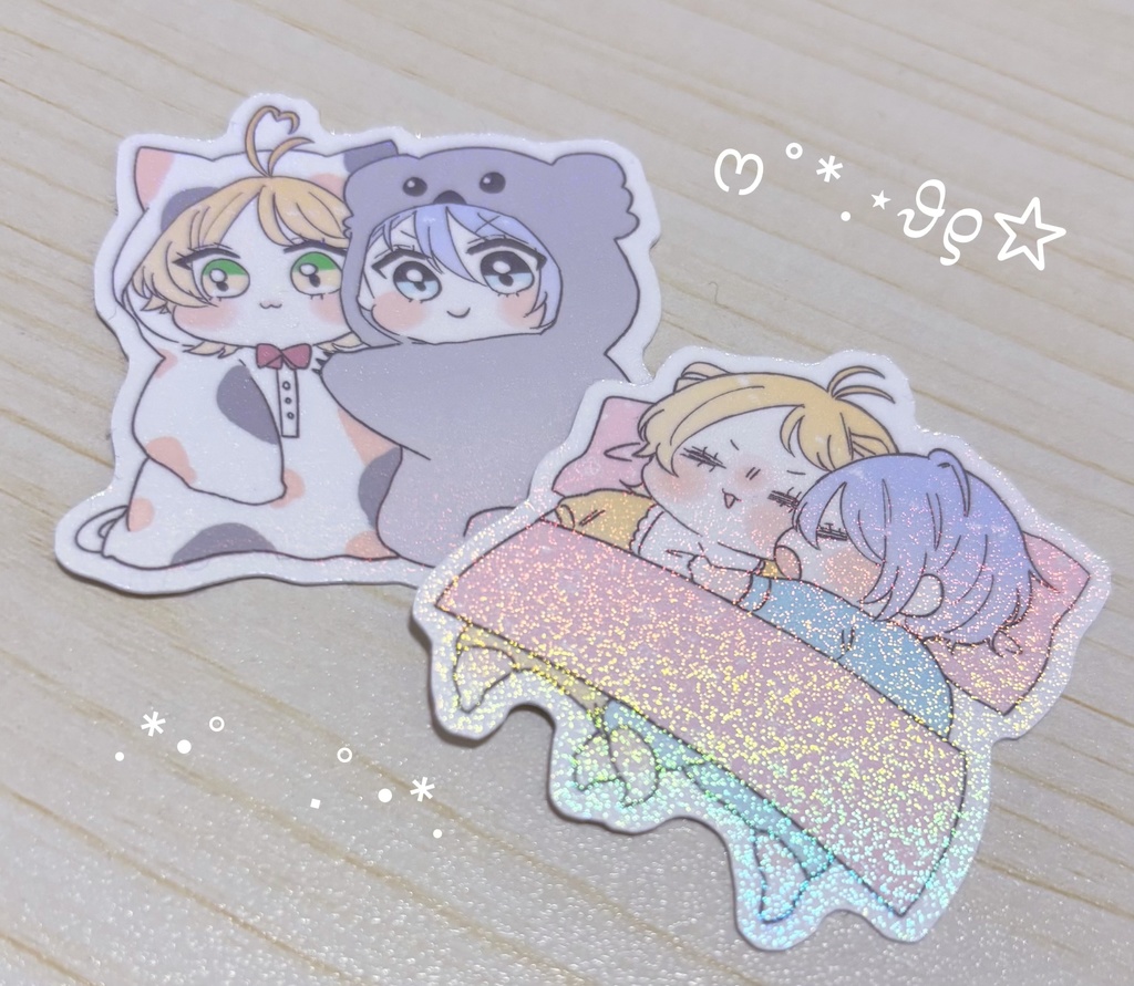 にゃちょべびシール2枚組