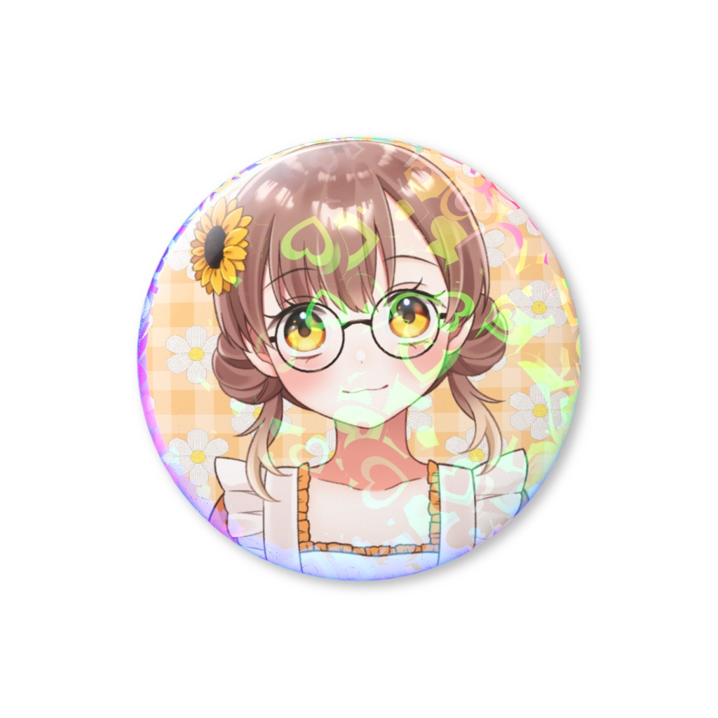 私服さよ缶バッチ