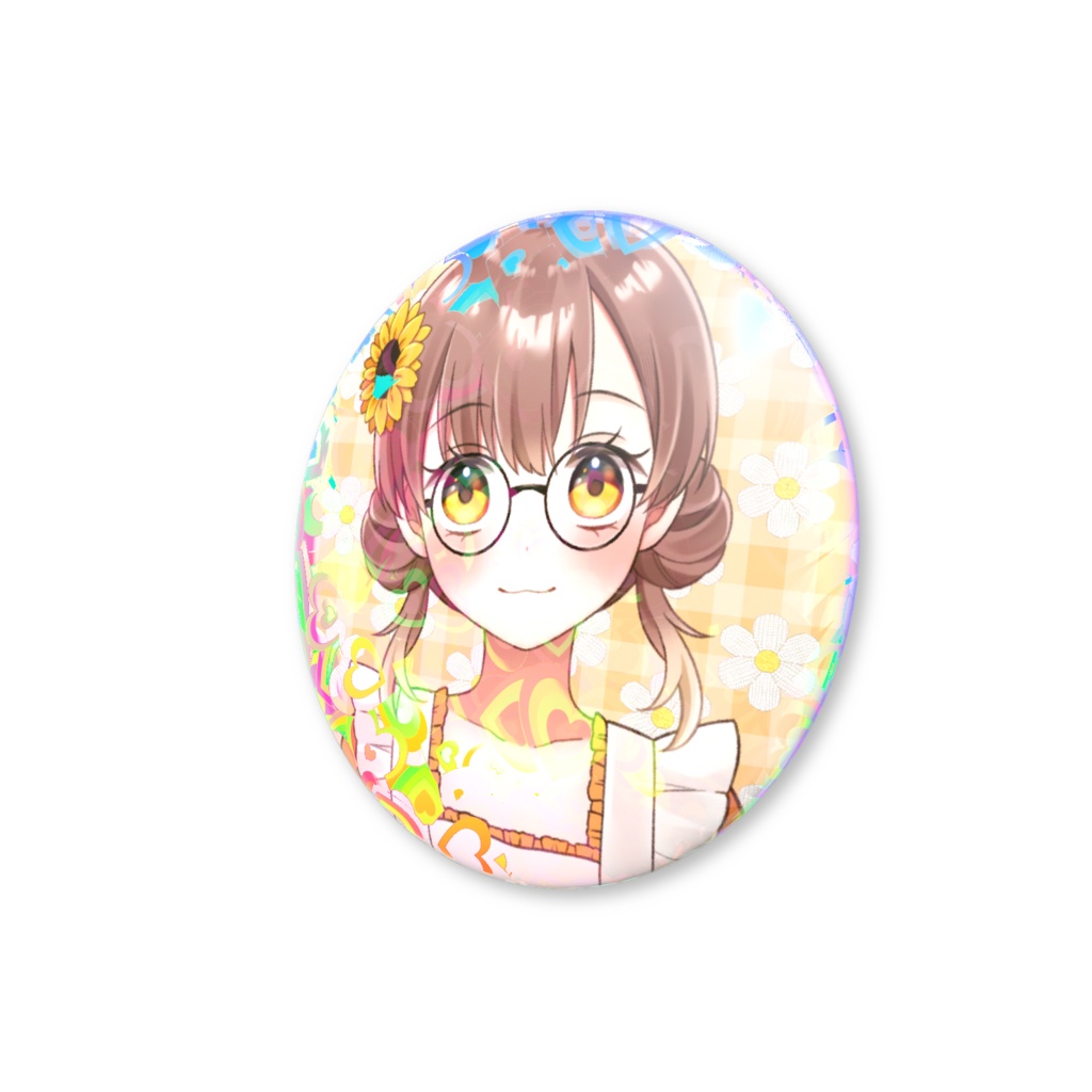 私服さよ缶バッチ