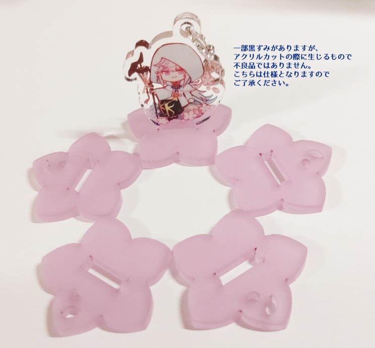 マーリンとお花のアクリル